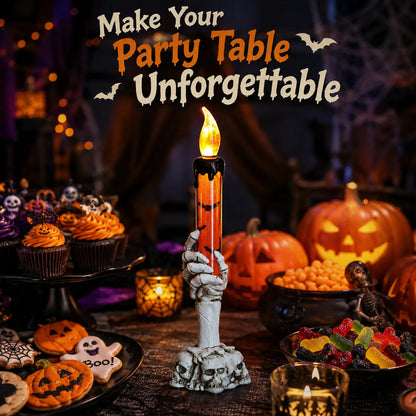 💀🕯️ Skeleton Hand LED Halloween Candle Light